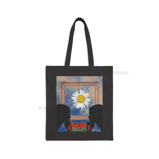 Canvas Tote Bag — Surreal Window Art Portraits