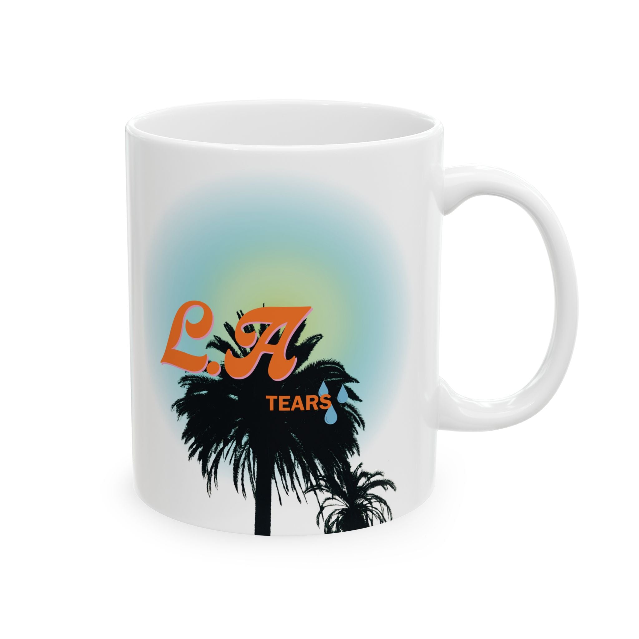 LA Tears (orange)- Ceramic Mug (11oz, 15oz)