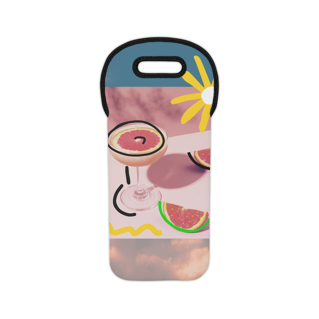 Wine Tote – Pink Grapefruit Cocktail Design