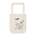 Canvas Tote Bag — Minimalist Books & Doodle Eco Tote Readers Teachers Students