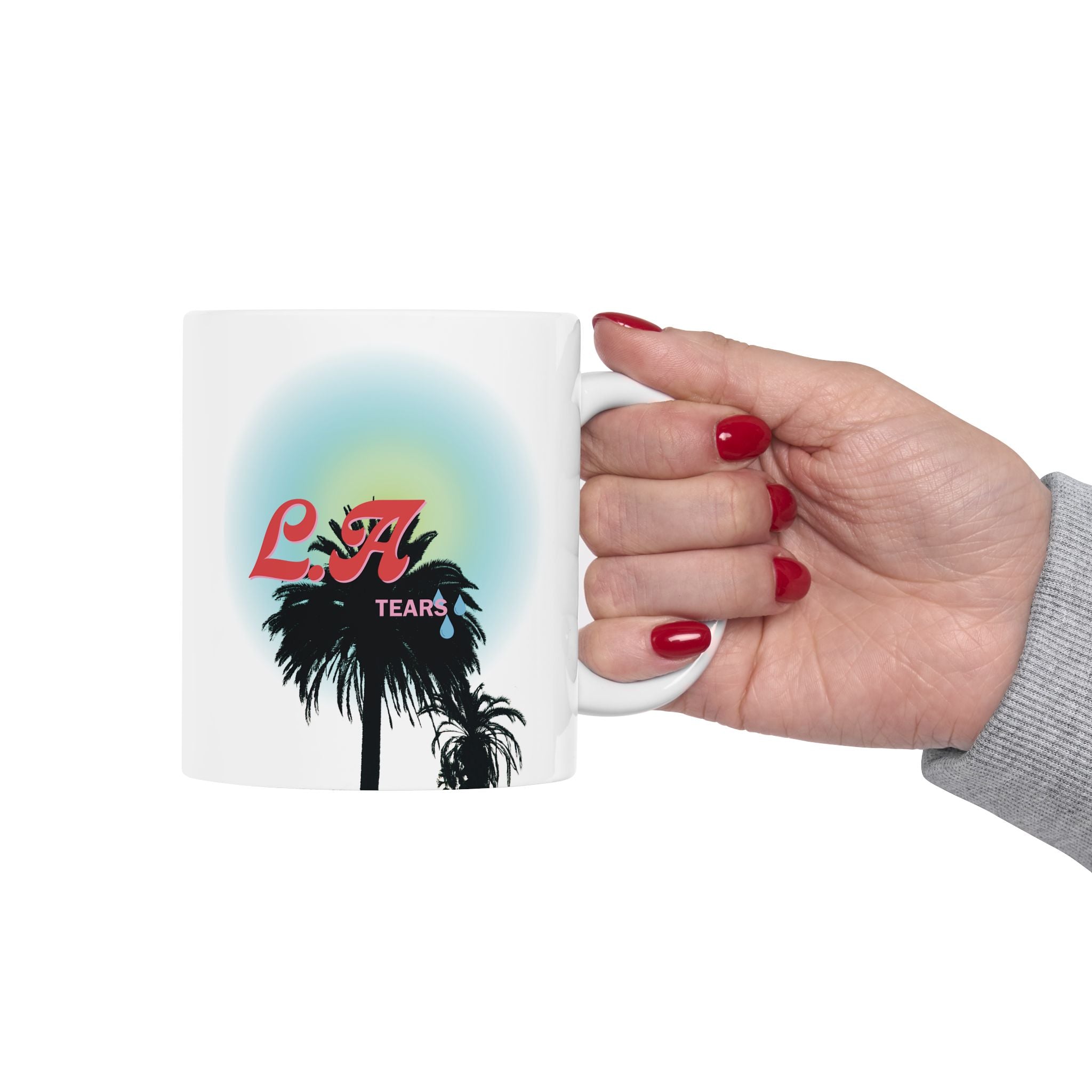 LA Tears (Red)- Ceramic Mug (11oz, 15oz)