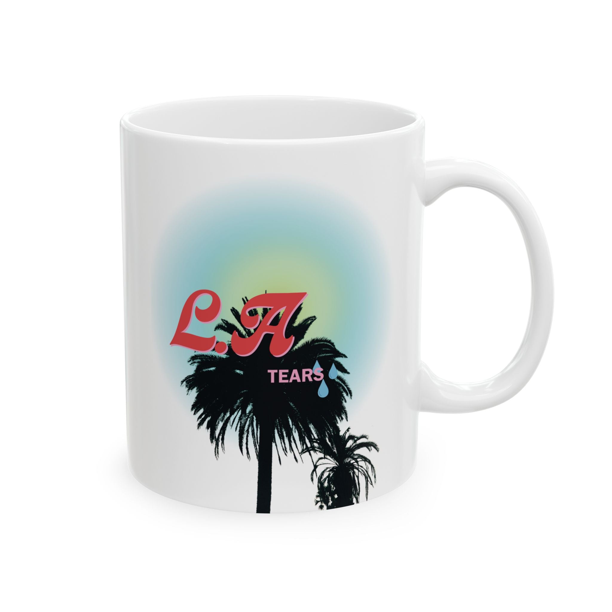 LA Tears (Red)- Ceramic Mug (11oz, 15oz)