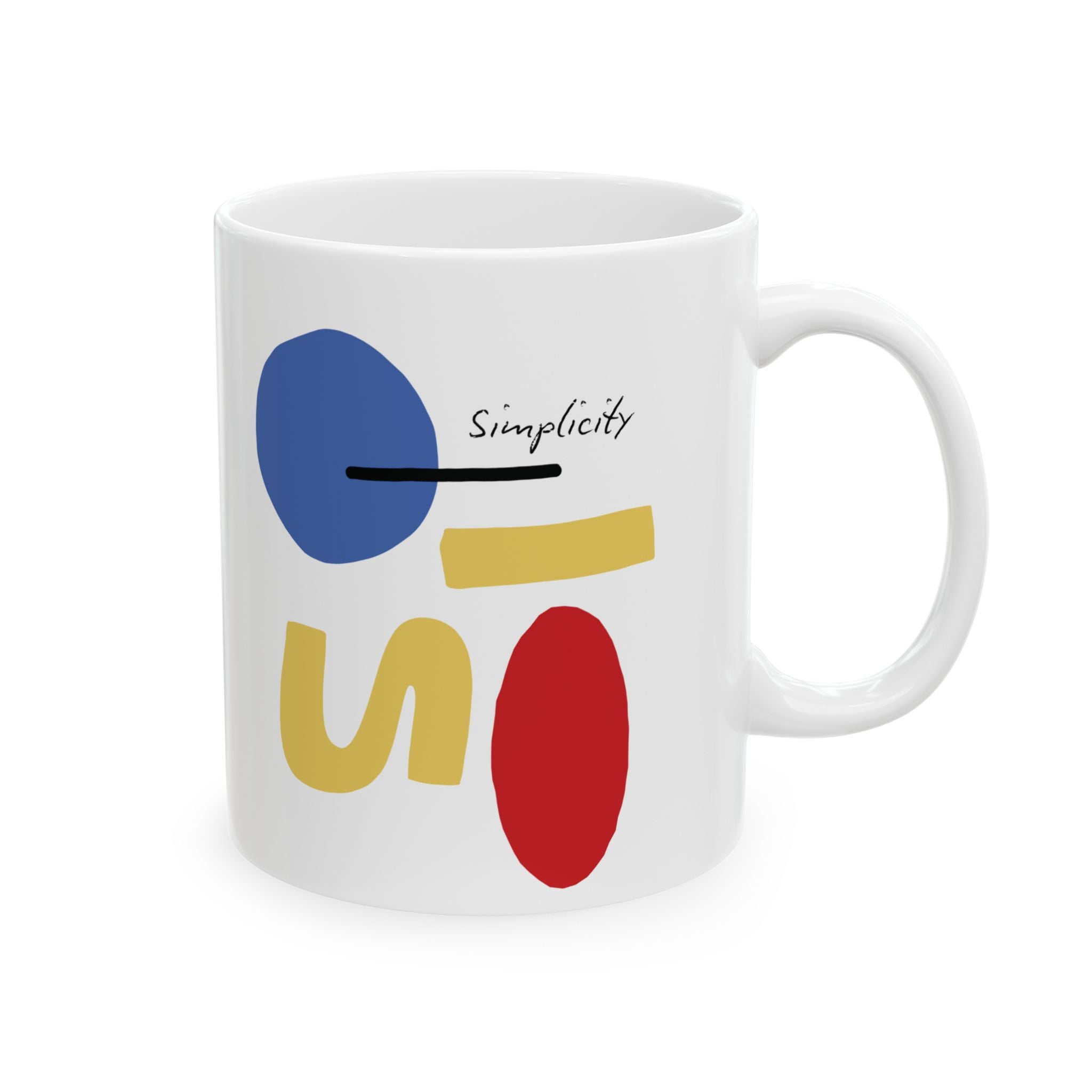 Simplicity Colorful Abstract Dots Coffee Mug (11oz/15oz)