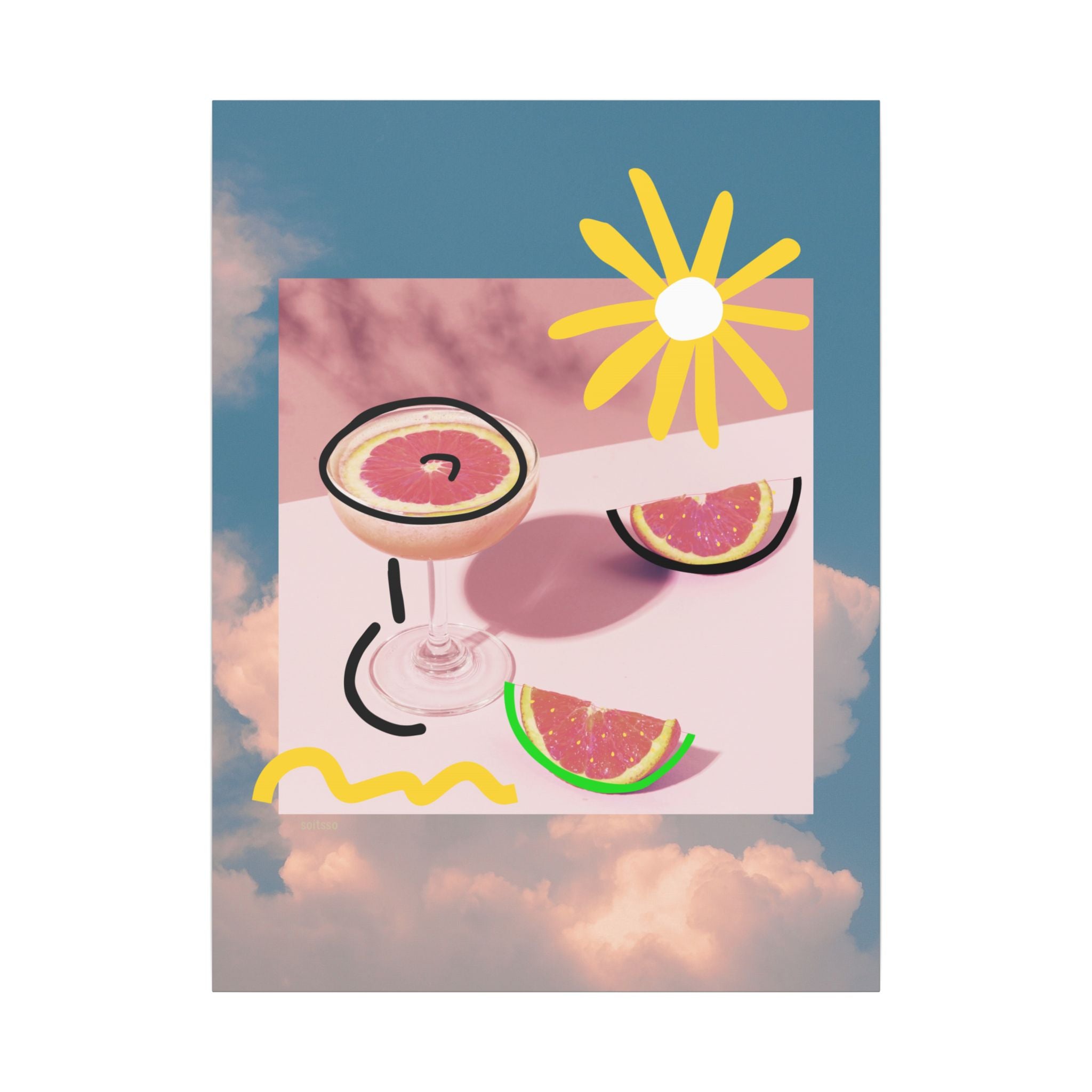 Summer on the Wall Print