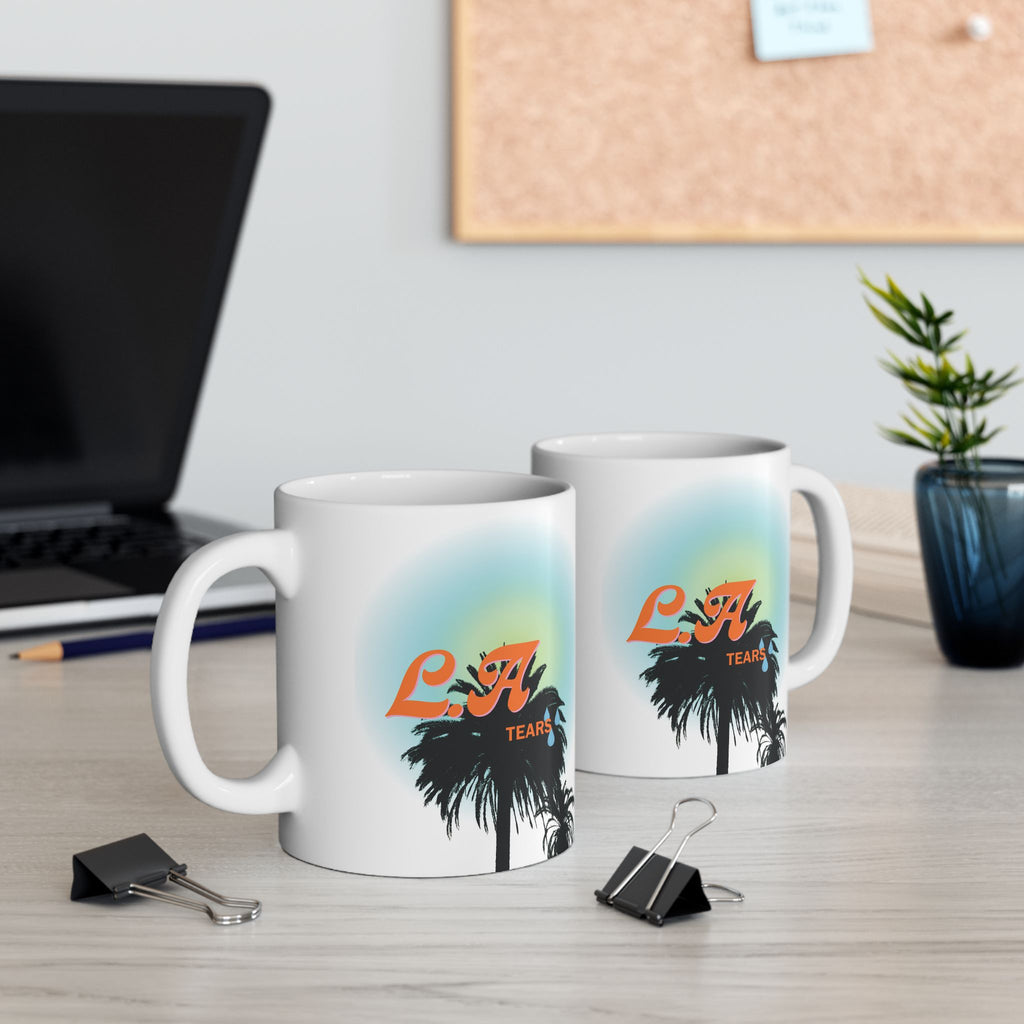 LA Tears (orange)- Ceramic Mug (11oz, 15oz)